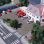 Neue Feuerwehr Station