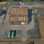 LKW fahren auf Bauernhof und Industrieanlage "Lebensmittelfabrik"