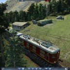 Bergbahn unterwegs