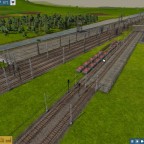 WIP Stahlwerk mit großem Rangierbahnhof