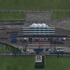 Durchgangsbahnhof von Oben