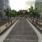 Bahnhofsplatz beim Wiesbadener Hauptbahnhof