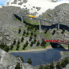 Der kleine Bergsee zwischen Kull und dem Skidorf Fjellet