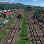 Shunting yard in late USSR
