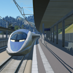 500 Series Shinkansen at Shin-Higashiura Station
