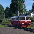 810.535 on a retro line leaving the station