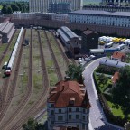 Ulm das Stadtviertel rund um die Abstellanlage Ostbahnhof 7