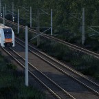 Abendliches Trainspotten