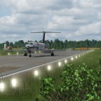 Tupolew Tu-134A in der Nahaufnahme