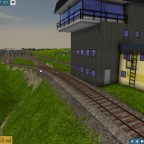 WIP Stahlwerk mit großem Rangierbahnhof