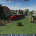 Pfeil im Wohngebiet