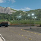 LKW fahren auf Bauernhof und Industrieanlage "Lebensmittelfabrik"
