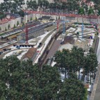 Der Mittelpunkt ist die Eisenbahn