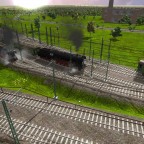 Br 44er mit BC4 Waggongs, Depot Ausfahrt