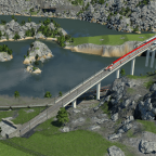 Kreuzung von der alten Ruhrtalbahn und der neuen Ruhrschnellbahn