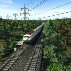Regionalbahn am Abzweig