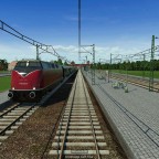 Einfahrt in den Kopfbahnhof von Trier