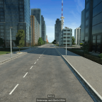Einfahrt in die City