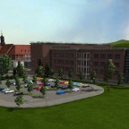 Herz-Jesu_Krankenhaus Fulda als Bus- und Tram-Station / BALD ALS DOWNLOAD