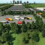 Raststation 3 und Flughafen sind gut ausgelastet