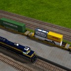 5-teiliger Container Waggon, Five section container wagon