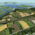 Landschaft zwischen Kleve und Emmerich