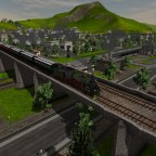 Eine S3 durchquert Ditzingen