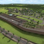 Bahnhof Kaltennordheim kurz vor der Vollendung