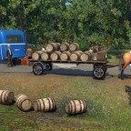 Das Bier im Straßengraben