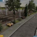 WIP Stahlwerk mit großem Rangierbahnhof