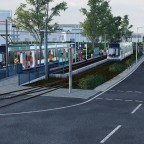 Straßenbahnhaltestelle Uwe Lehmann Center