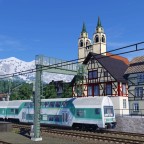 Lokbespannte S-Bahn in Lüttow-Bodenfelde