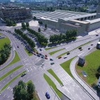 Hauptbahnhof Parkplatz & Kreuzung