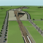 Zwischstadion vom Blick des Westbahnhofs