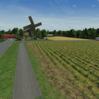 Kleine Mühle am BÜ