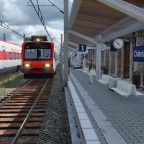 Bahnbetrieb in Chatelat