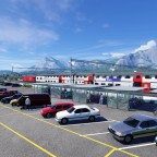 "IC 8" Richtung Brig am Bahnhof Thun