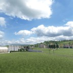 Sicht übers Feld auf der Zofinger Map