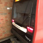 Wagen 353 und seine Komponenten in der Station Norderstedt Mitte