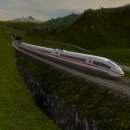 ICE "TD" im Gebirge unterwegs