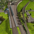 Links: S-Bahn Mitte und Rechts: Fernverkehr