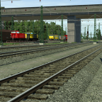 View towards the viaduct from the rail emplacement