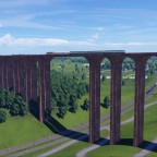 Endlich Zugverkehr auf dem Viadukt! (2.12.2023)