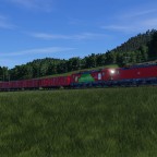 DB Vectrons mit Tonerdezug
