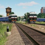 TEP70s leaving the suburban