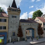 West city wall entrance (1). // Eingang zur Weststadtmauer (1).