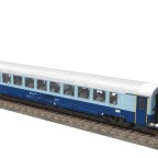 FS UIC-Z special second class carriage in Treni Turistici Italiani livery.