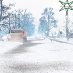 Bild zu Nikolaus 🎅 : Landstraße im Winter..