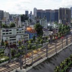 Railway in the city ~