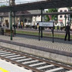 Beginn der Modernisierung in Durbach, einem der letzten alten Bahnhöfe - 25.07.1978